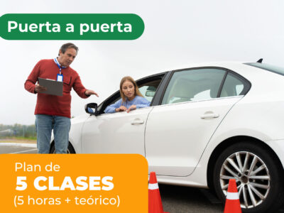 APRENDÉ A MANEJAR – Puerta a Puerta – Clase de 5h