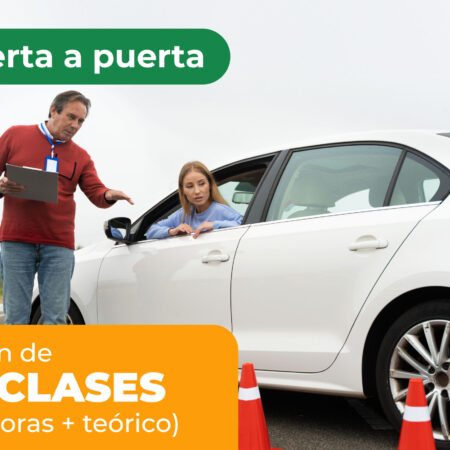 APRENDÉ A MANEJAR – Puerta a Puerta – Clase de 5h